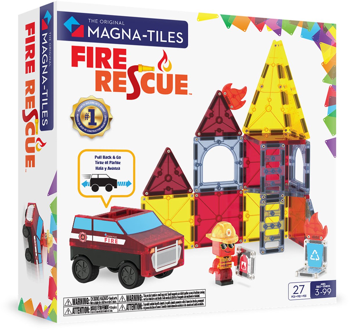 Magna-Tiles | Fire Rescue 27 Stuks Set